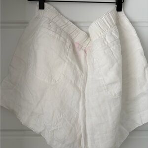 Lilly Pulitzer Lilo Linen Shorts- Resort White